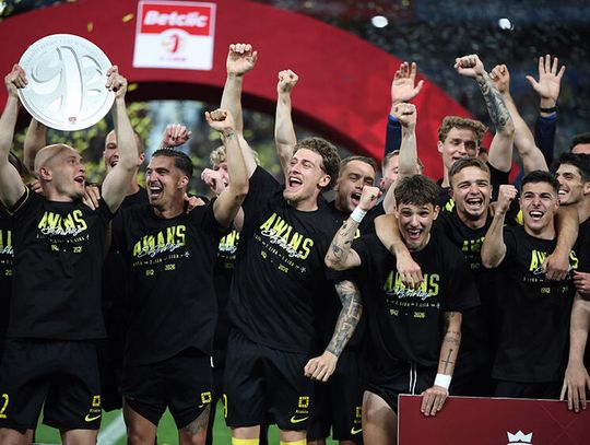 1. liga piłkarska - historyczny awans Wieczystej do ekstraklasy po barażach