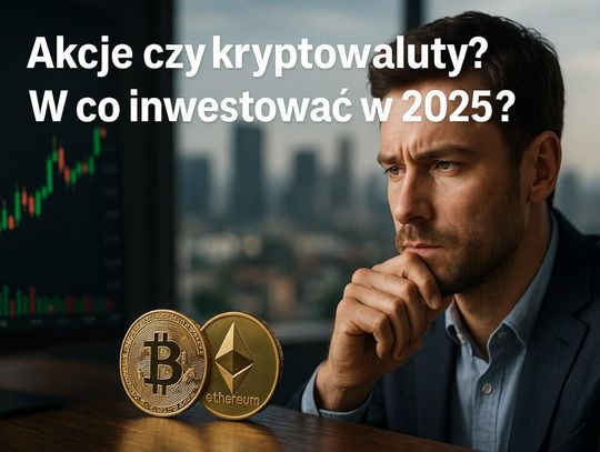 Akcje czy kryptowaluty? W co inwestować w 2025?