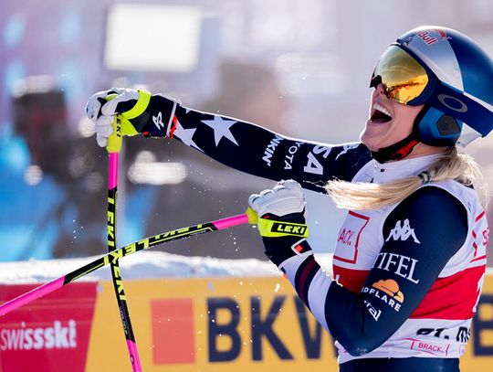 Alpejski PŚ - 41-letnia Vonn wygrała zjazd w St. Moritz Alpejski PŚ - 41-letnia Vonn wygrała zjazd w St. Moritz