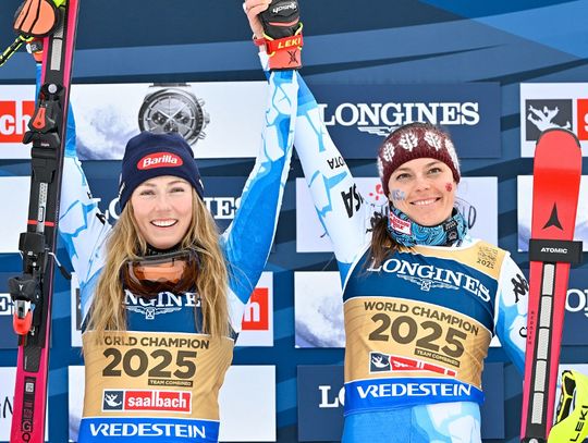 Alpejskie MŚ - Amerykanki wygrały kombinację, ósmy złoty medal Shiffrin