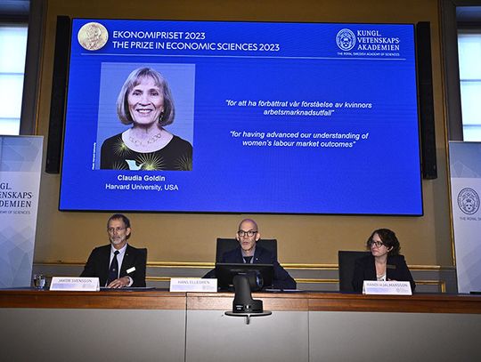 Amerykanka prof. Claudia Goldin laureatką Nagrody Nobla z ekonomii