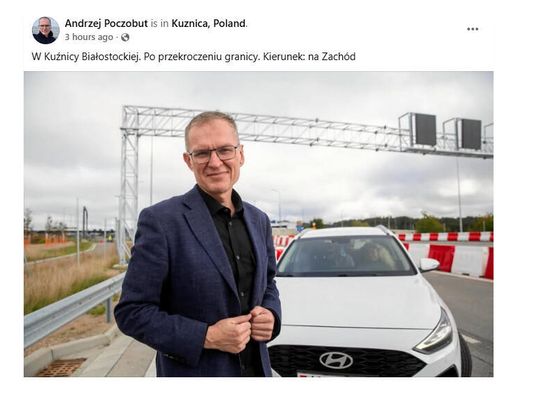 Andrzej Poczobut już w Polsce; chce jeszcze wrócić na Białoruś