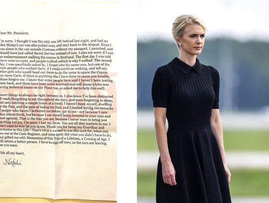 Asystentka w liście do Trumpa: jest pan moim strażnikiem i obrońcą