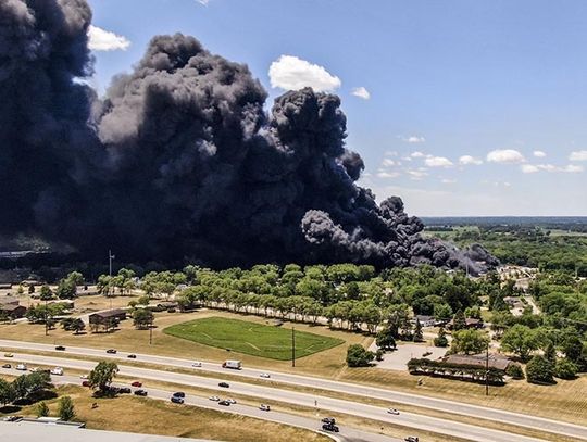 Badania mieszkańców Rockton po pożarze fabryki chemikaliów