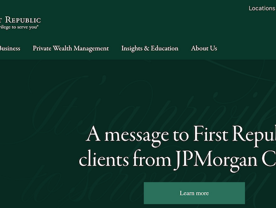 Bank First Republic został przejęty przez regulatorów i sprzedany JPMorgan