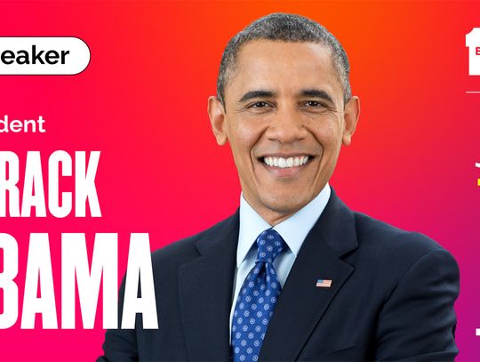 Barack Obama, przedstawiciele rządu, biznesu i liderzy opinii na kongresie Impact
