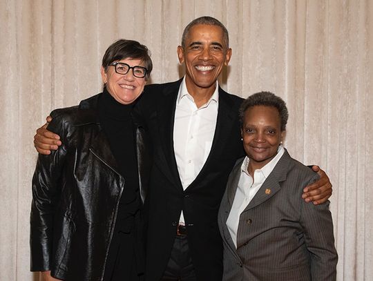 Barack Obama spotkał się z Lori Lightfoot