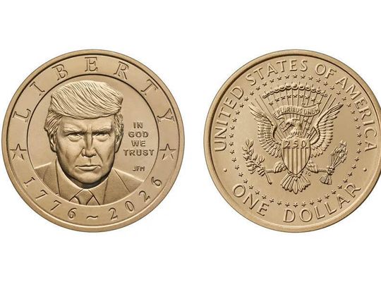 Bessent ogłosił bicie złotej jednodolarówki z wizerunkiem Trumpa