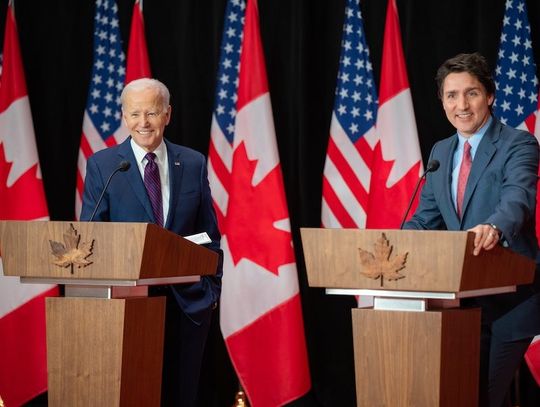 Biden i Trudeau zapowiadają wspólne inwestycje w unowocześnienie gospodarki