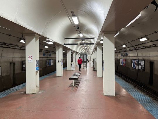 Bójka na stacji Blue Line: dwóch mężczyzn w szpitalu