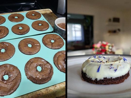 Brownie donuts