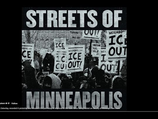 Bruce Springsteen napisał piosenkę na znak protestu przeciwko operacji służb w Minneapolis