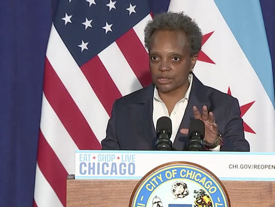 Burmistrz Lori Lightfoot poluźnia restrykcje epidemiczne w Chicago