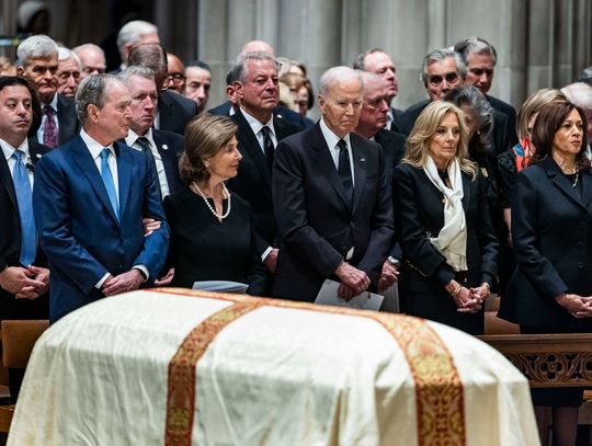 Bush, Biden i Harris wzięli udział w pogrzebie b. wiceprezydenta Dicka Cheneya