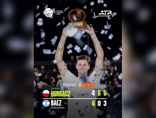 Challenger ATP w Cancun - triumf Hurkacza i duży awans w rankingu