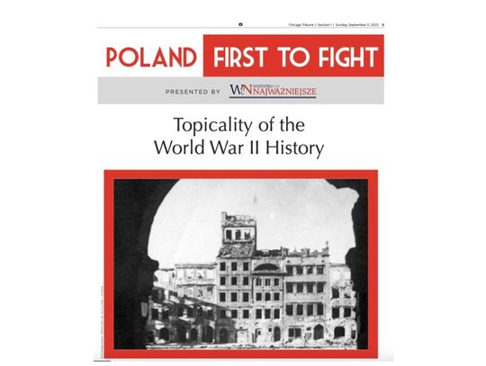 „Chicago Tribune" publikuje w niedzielnym wydaniu dodatek na temat historii Polski