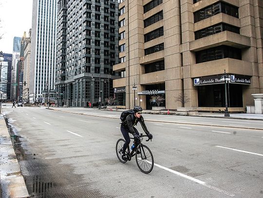 Chicagowianie przestrzegają nakazu pozostania w domach