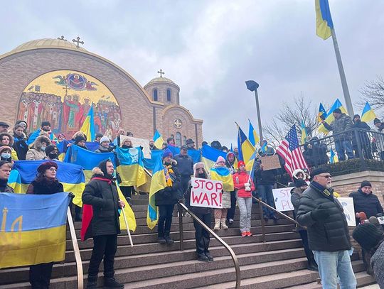 Chicagowscy Ukraińcy, miejscowi politycy reagują na rosyjską inwazję na Ukrainę