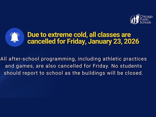 Chicagowskie szkoły w piątek zamknięte z powodu mrozów