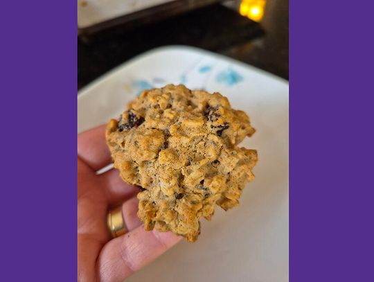 Ciasteczka owsiane z cukrem kokosowym