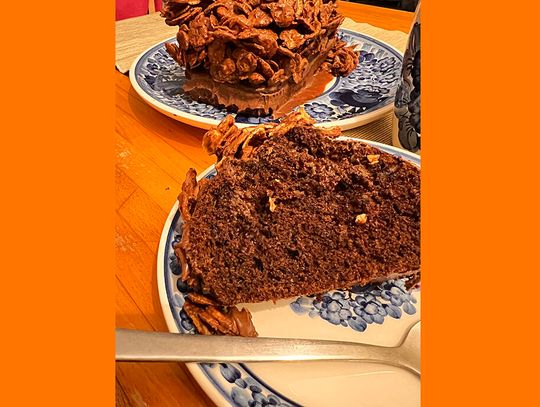 Ciasto potrójnie czekoladowe z chrupką