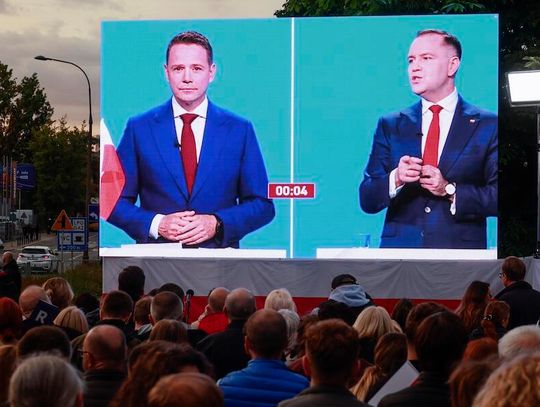 Debata. Nawrocki i Trzaskowski m.in. o Ukrainie, ale także o "ustawkach" i "półświatku"