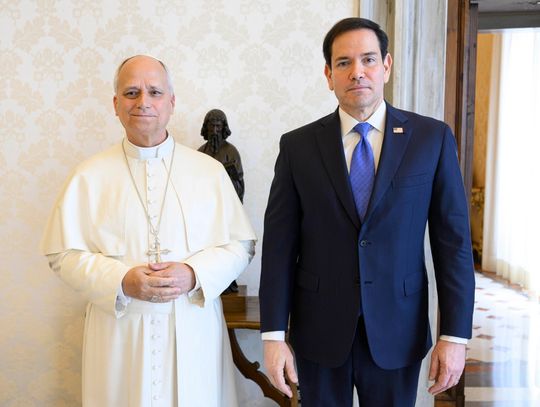 Departament Stanu: Rubio omówił z papieżem sytuację na Bliskim Wschodzie