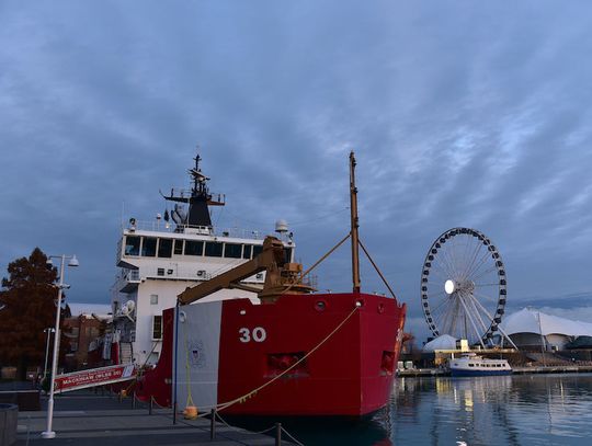 Do Navy Pier przypłynęły choinki dla potrzebujących