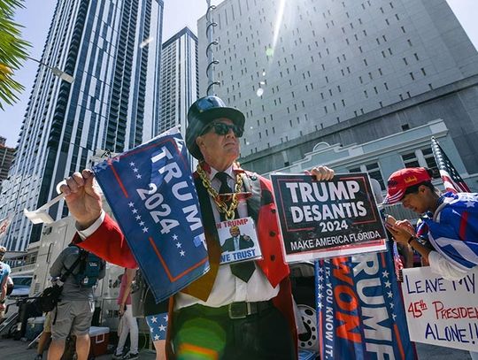 Donald Trump stanął przed sądem federalnym w Miami