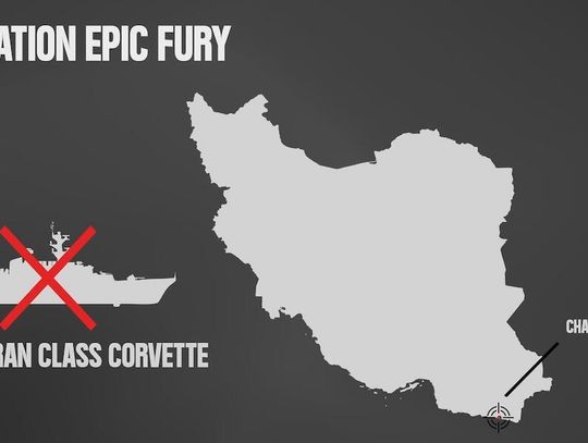 Dowództwo: zaatakowaliśmy irańską korwetę, jednostka tonie