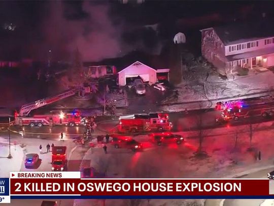 Dwie osoby zginęły w pożarze i eksplozji domu w Oswego