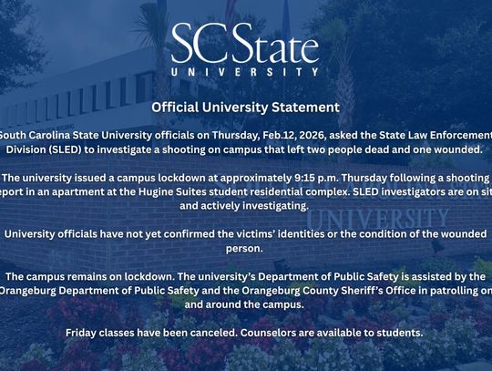 Dwie osoby zginęły w strzelaninie na uniwersytecie w Karolinie Południowej