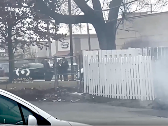 Dym w Norridge po zerwaniu linii energetycznej przy przedszkolu