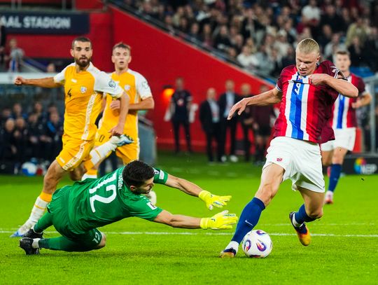 El. MŚ 2026 - Haaland przeprosił bramkarza Mołdawii za strzelenie pięciu goli