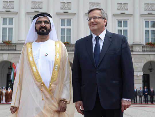 Emir Dubaju w Polsce (ZOBACZ ZDJĘCIA)