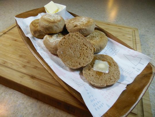 English muffins, czyli bułeczki śniadaniowe