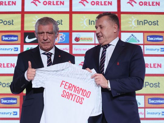 Fernando Santos zaprezentowany jak selekcjoner piłkarskiej kadry Polski