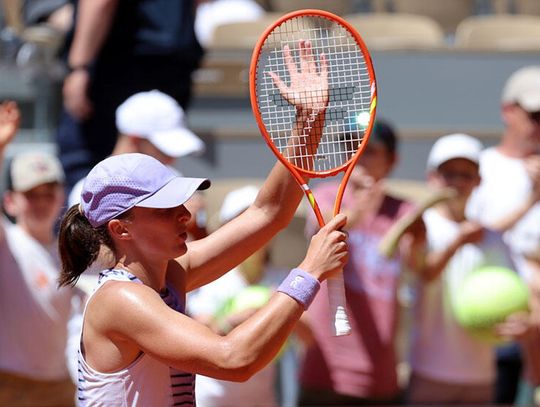 French Open - Świątek awansowała do trzeciej rundy