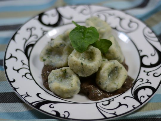 Gnocchi z serem ricotta i szpinakiem