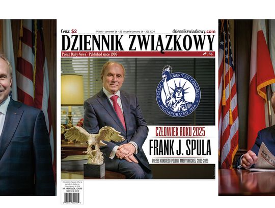 Gratulujemy! Frank J. Spula uhonorowany wyróżnieniem Człowieka Roku 2025 Dziennika Związkowego