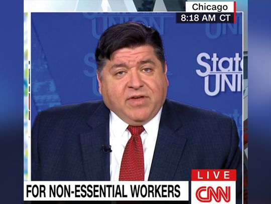 Gubernator Pritzker krytykował prezydenta Trumpa w CNN