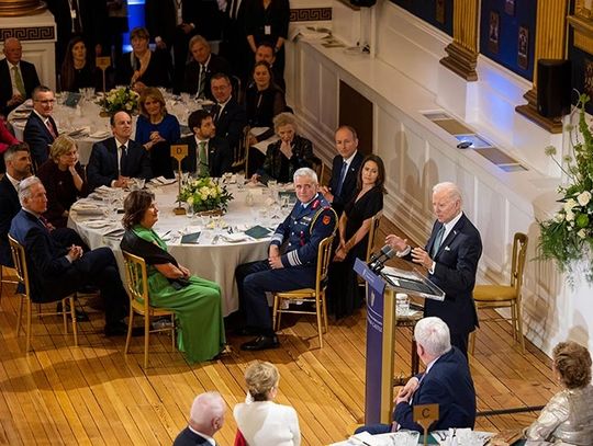 Irlandia. Prezydent Biden: Irlandia i USA wspólnie sprzeciwiają się brutalnej rosyjskiej agresji