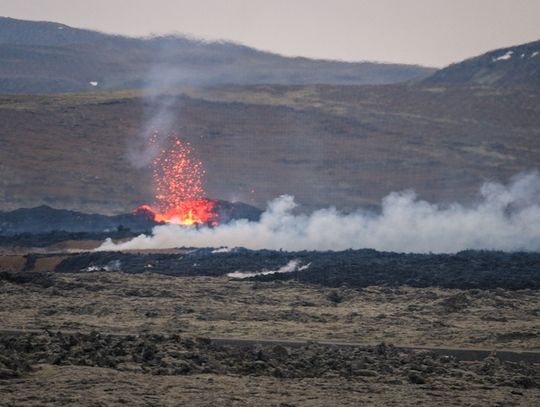 Islandia. Nowa erupcja wulkanu na półwyspie Reykjanes