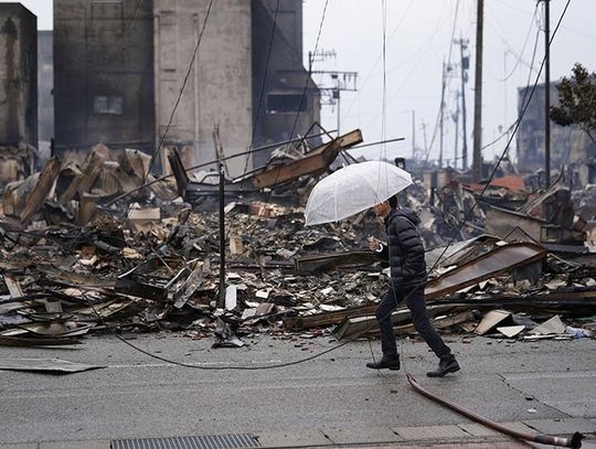 Japonia. Bilans ofiar śmiertelnych trzęsienia ziemi na półwyspie Noto wzrósł do 57