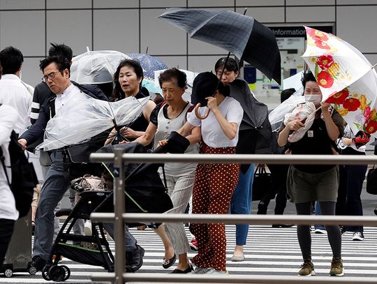 Japonia. Siedem ofiar tajfunu Jebi (ZDJĘCIA)