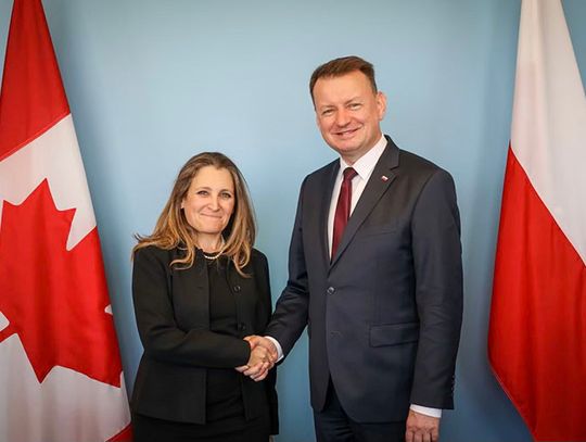 Kanada. Wicepremier Freeland dziękuje Polsce za wojskową, finansową i humanitarną pomoc dla Ukrainy