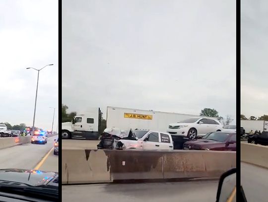 Karambol na I-294 w rejonie Glenview