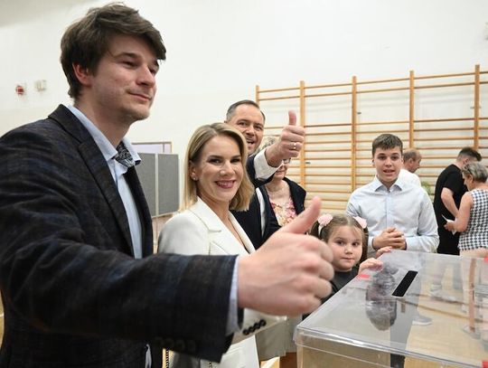 Karol Nawrocki głosował w Warszawie
