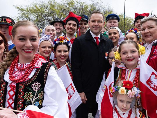 Karol Nawrocki uczestniczył w Paradzie Konstytucji 3 Maja i towarzyszących jej uroczystościach