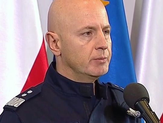 Komendant główny policji gen. insp. Jarosław Szymczyk żegna się ze służbą